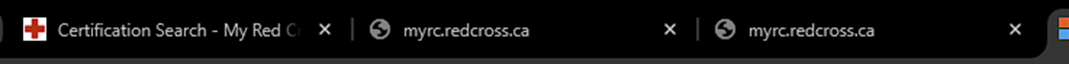 screenshot of open tabs on browser bar